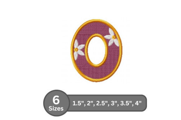 Daisy Joy Alphabet - O: A Craft Fair Favorite