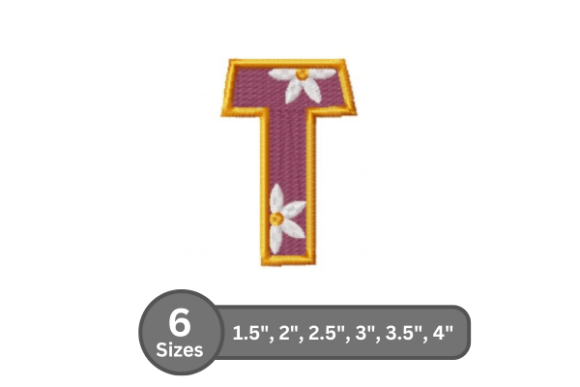 Daisy Joy Alphabet -T for Etsy Sellers