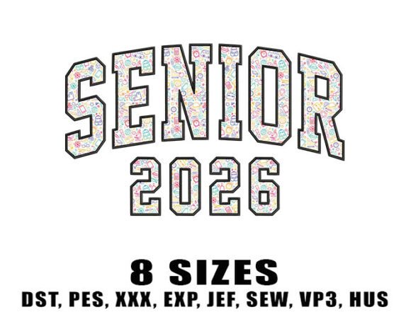 High School Senior Embroidery