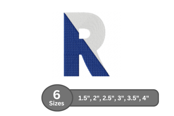 Twin Fill Alphabet - R for Boutique Sweatshirts